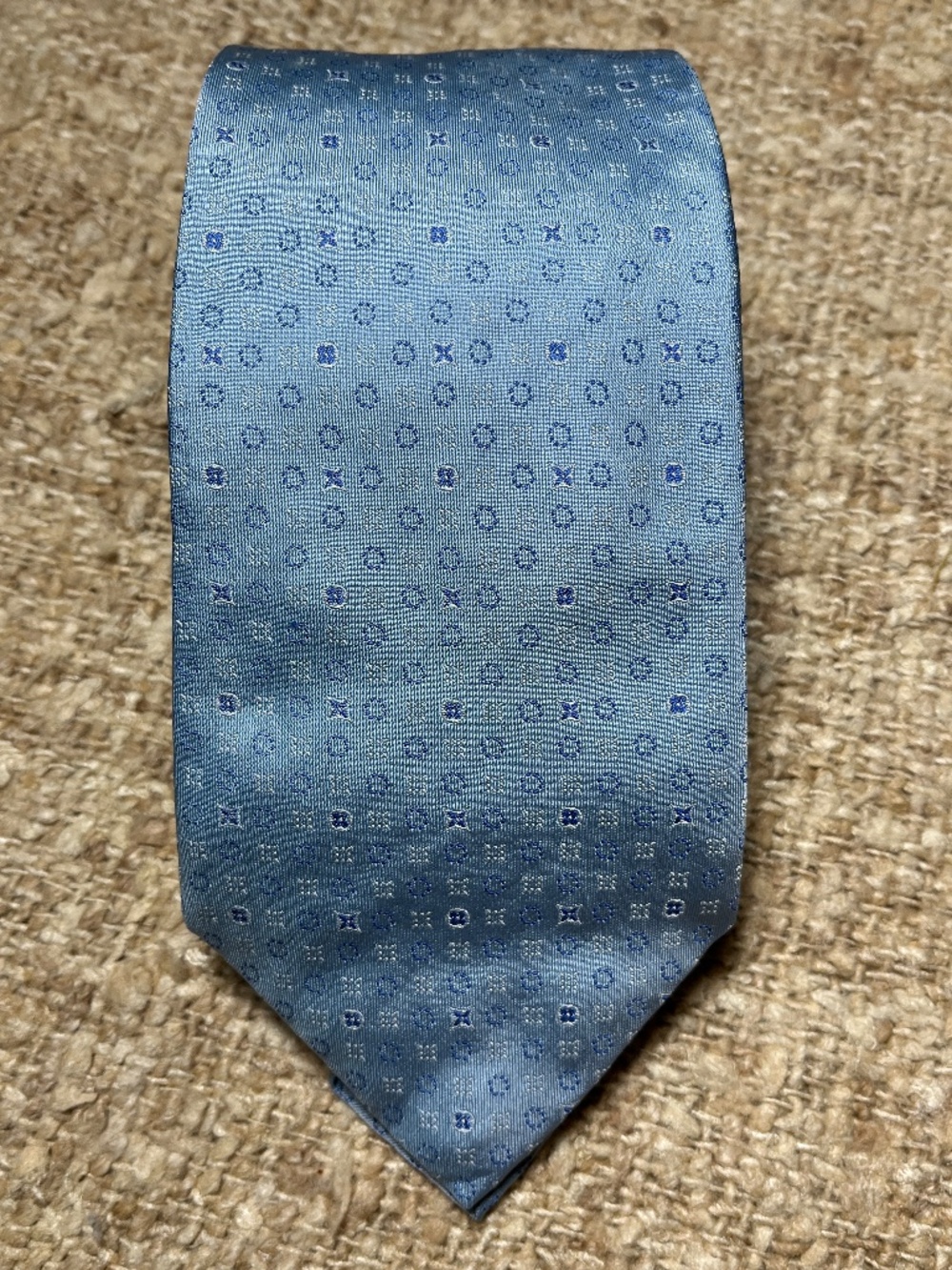 LOUIS VUITTON Micro Monogram Classic Silk Necktie - 100% AUTHENTIC!